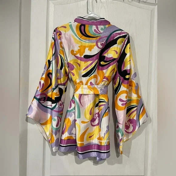 Truth Multicolor Women's Kimono Robe - Picture 5 of 5